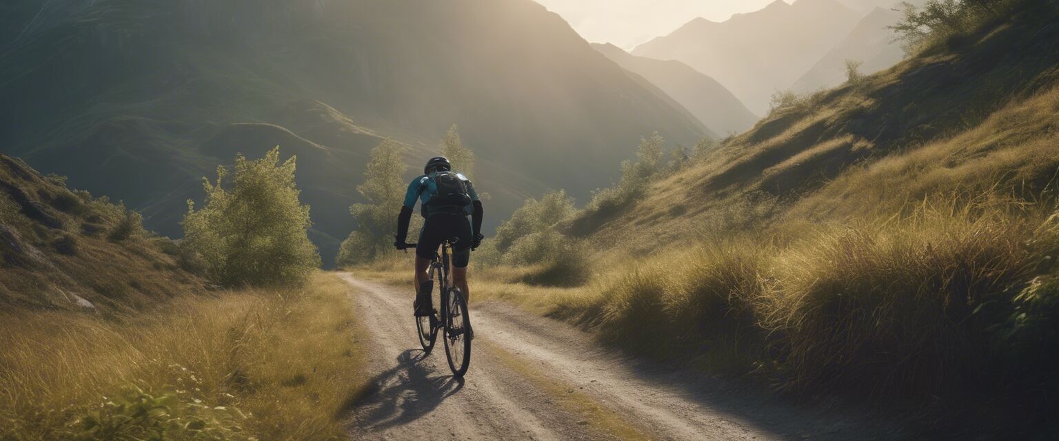 Hybrid bike riding